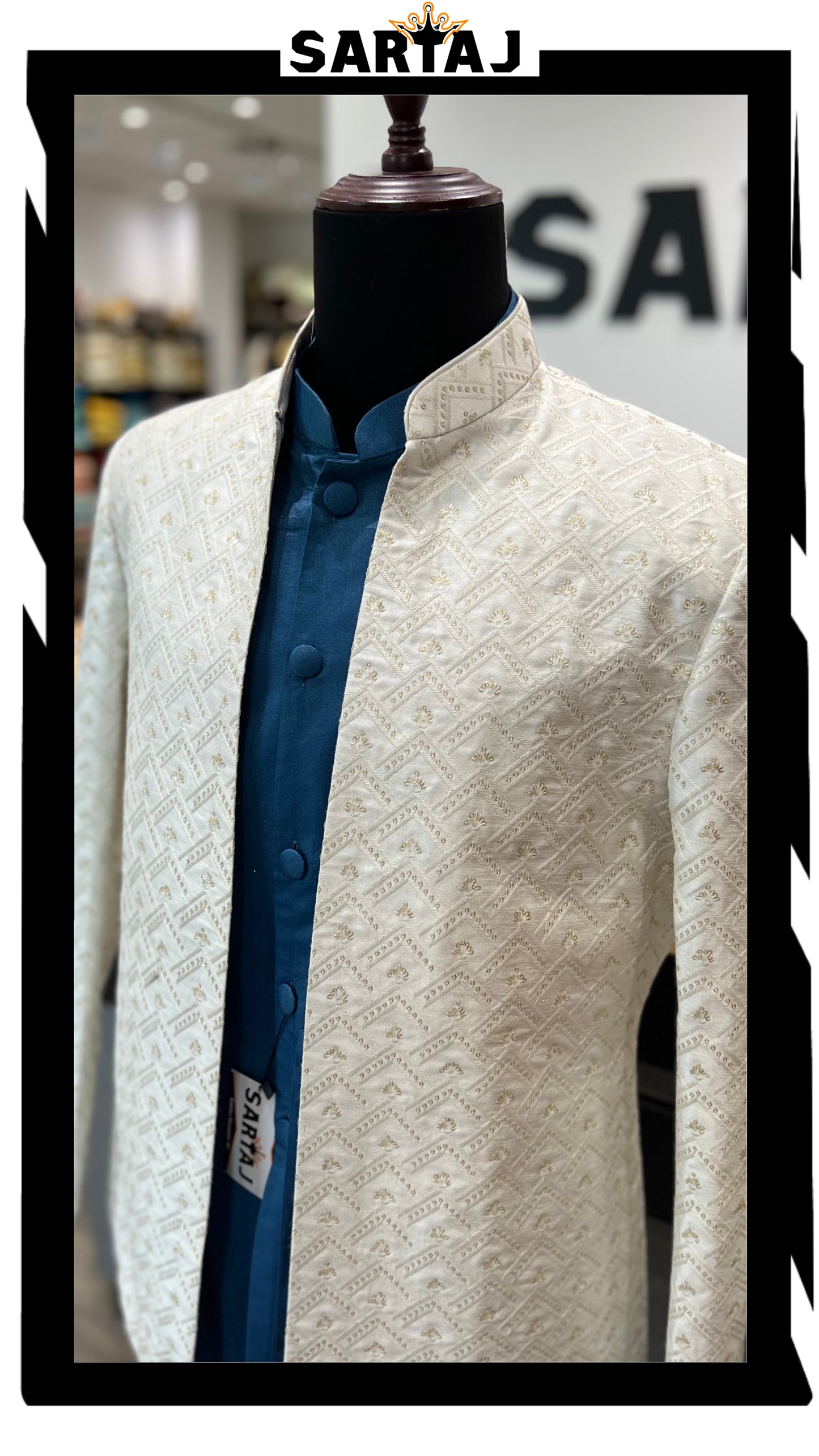 Oceanic Tone Short Jacket Set