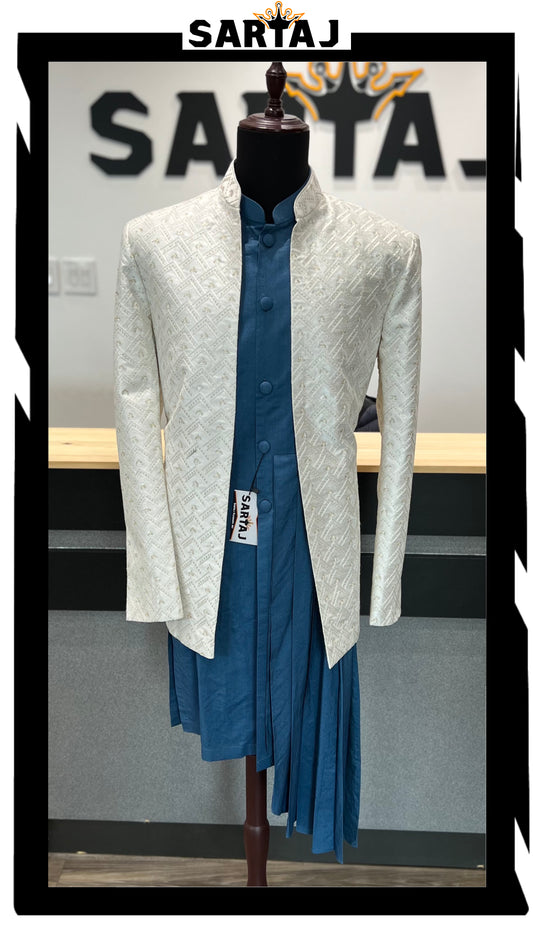 Oceanic Tone Short Jacket Set