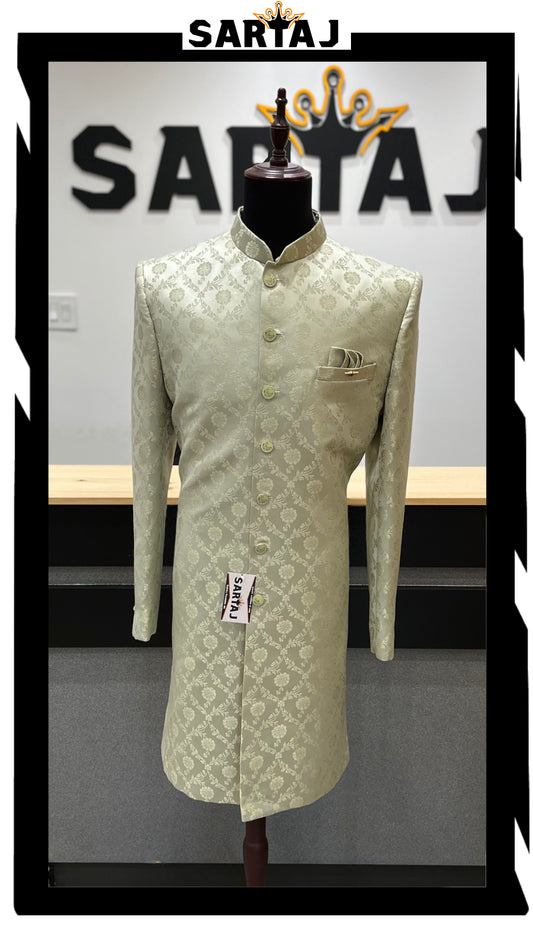 Verdant sage sherwani