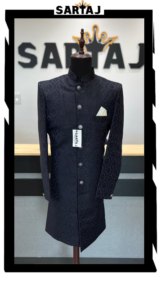Nightfall Damask Sherwani