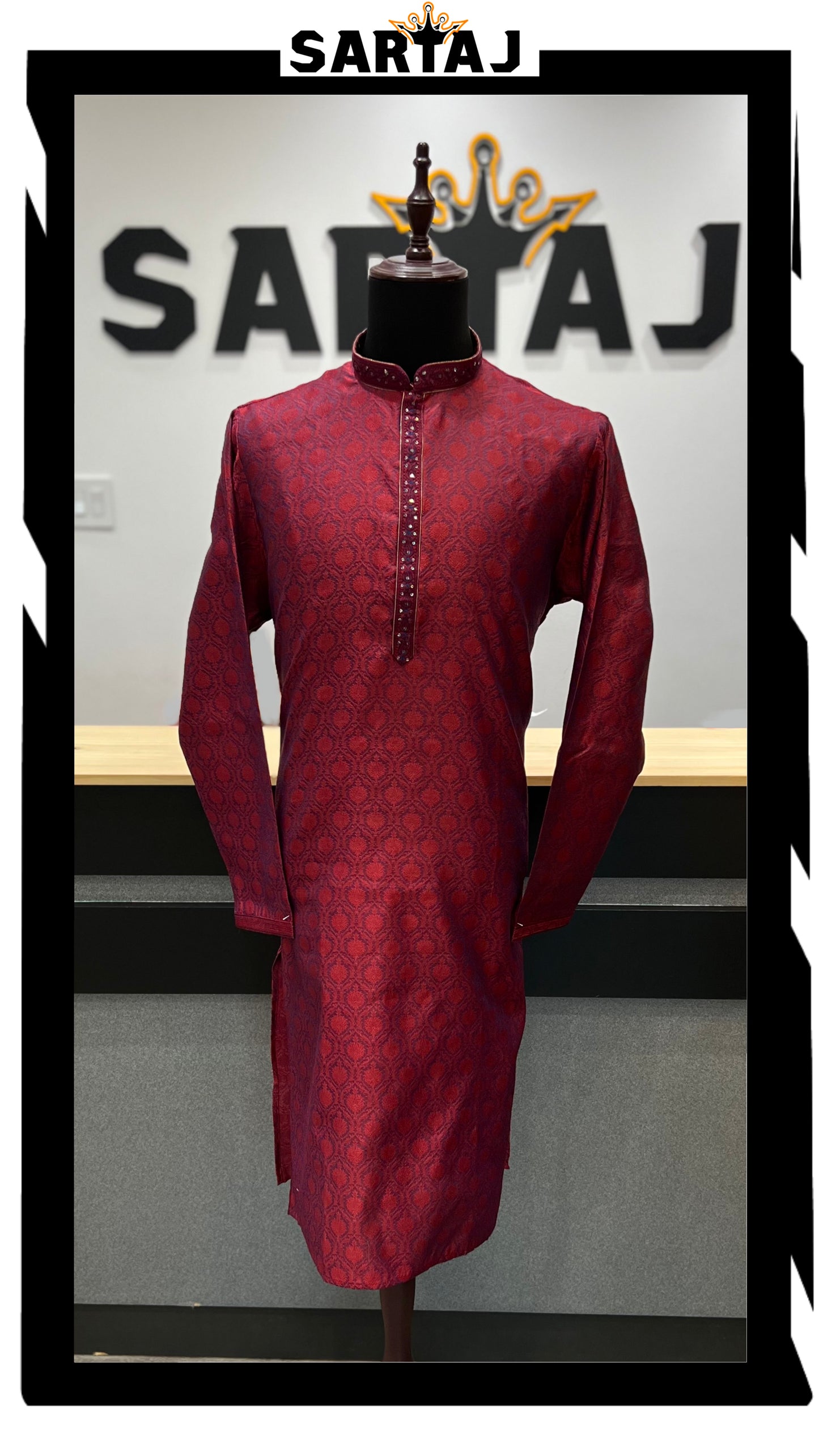 RKKP 230 - Red Kurta Set