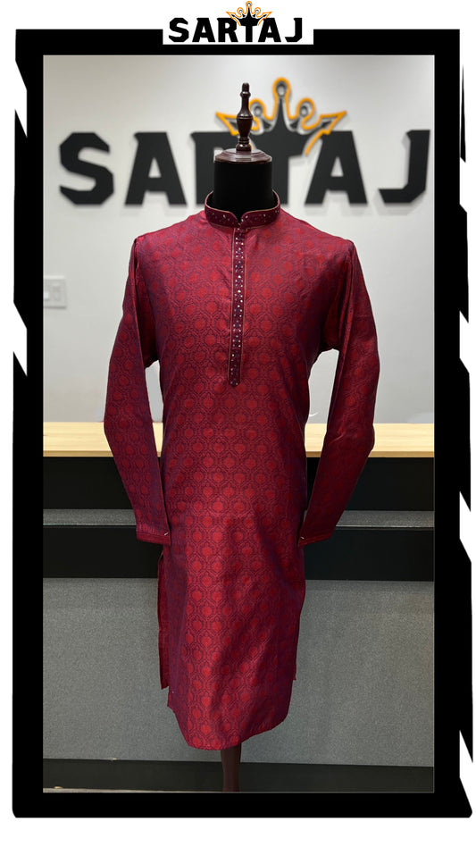RKKP 230 - Red Kurta Set