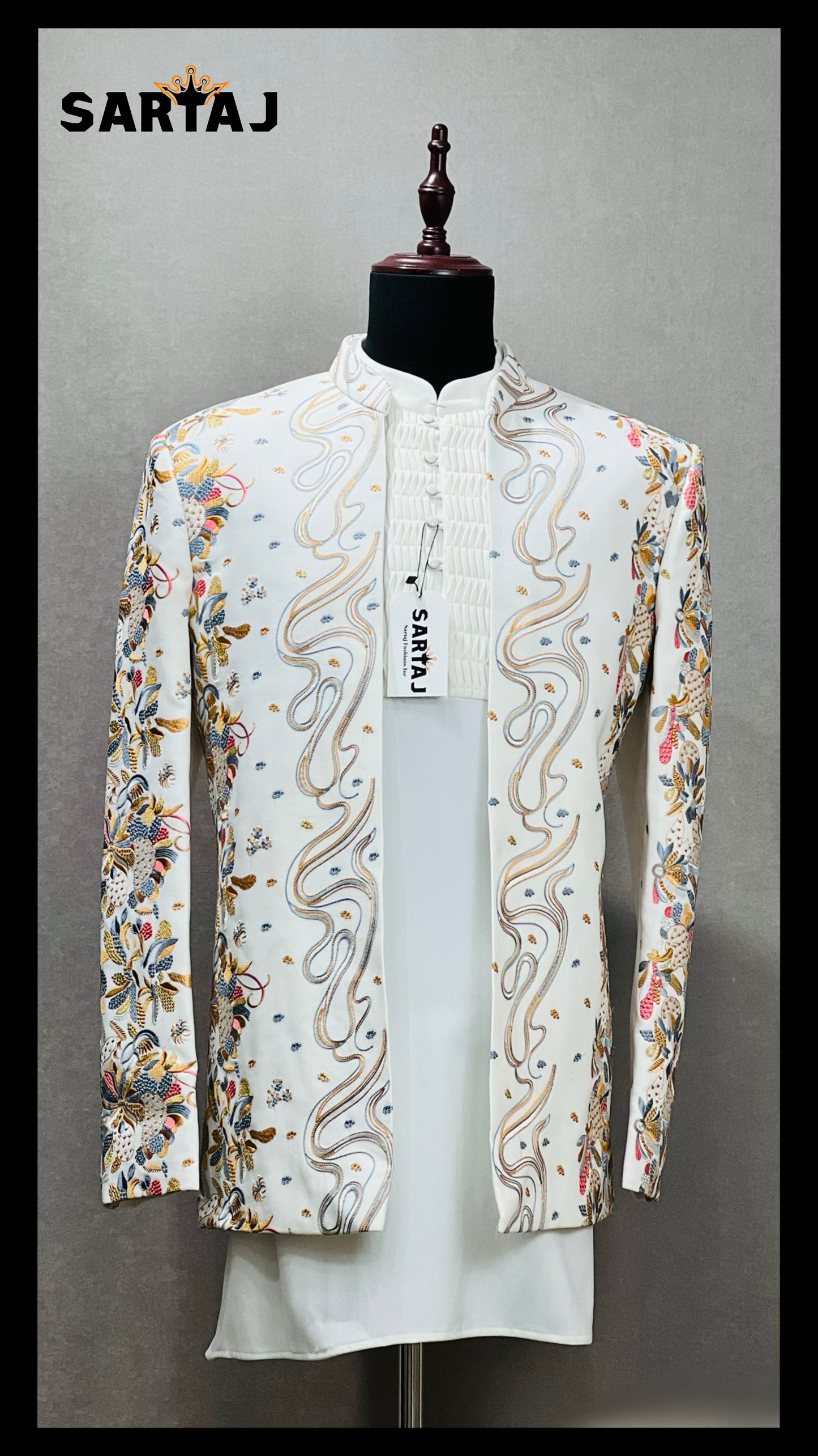 Ivory Delight Short Jacket Set