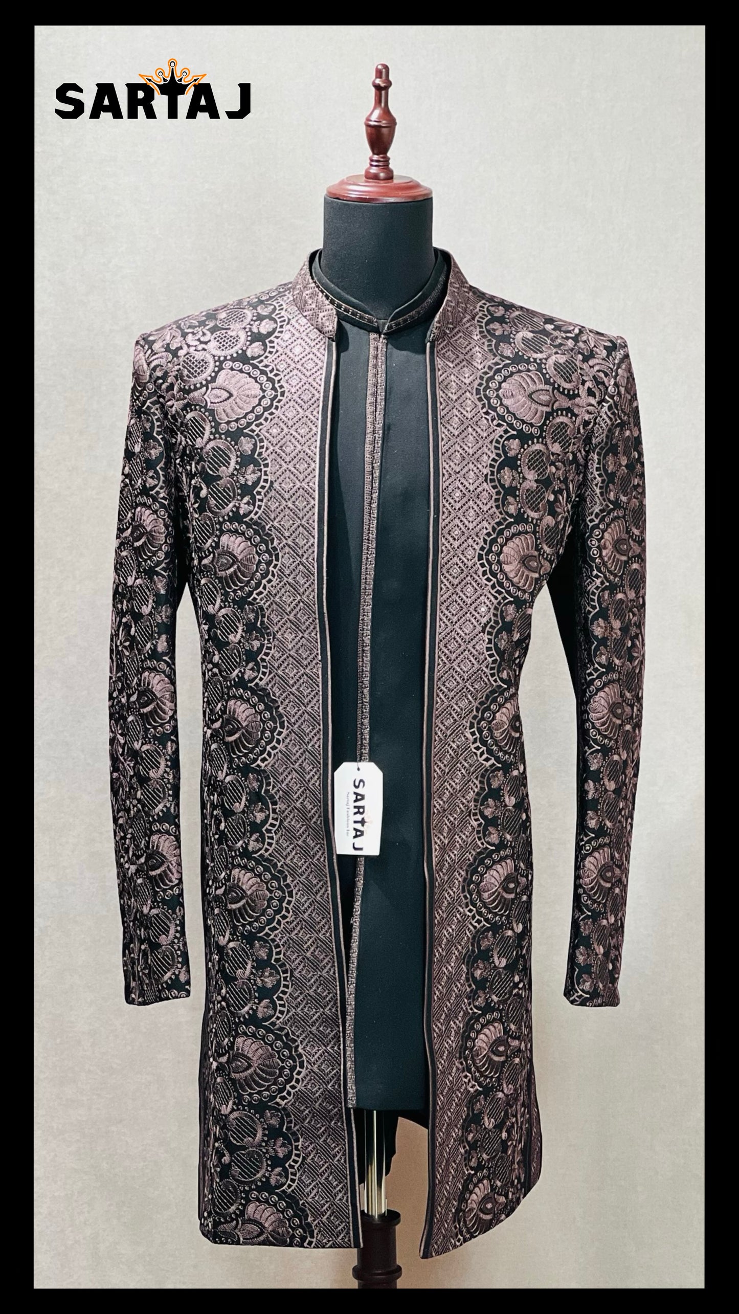 Noir Chestnut Short Jacket Set