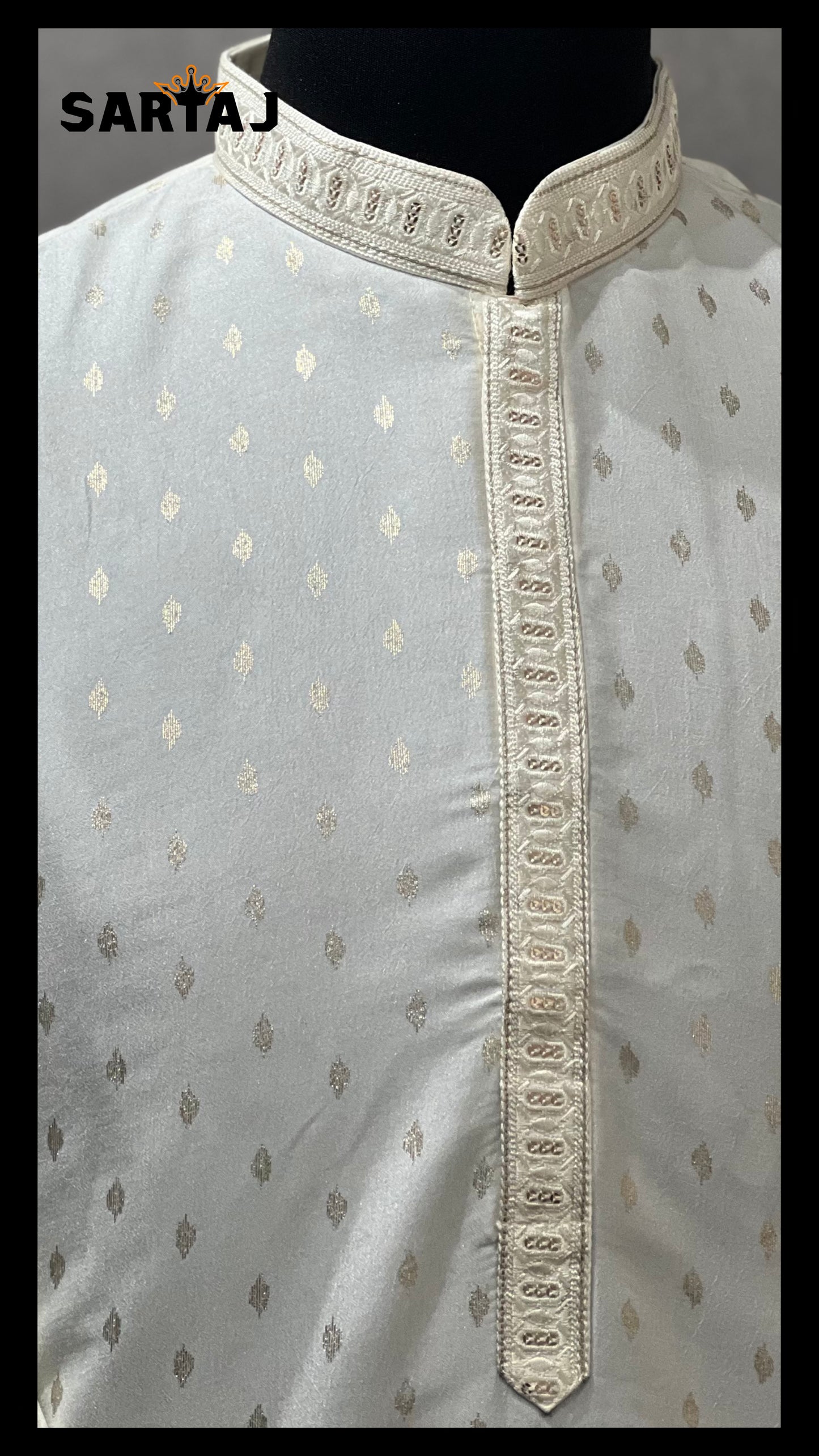 RKKP 279 Offwhite Foil Kurta Set