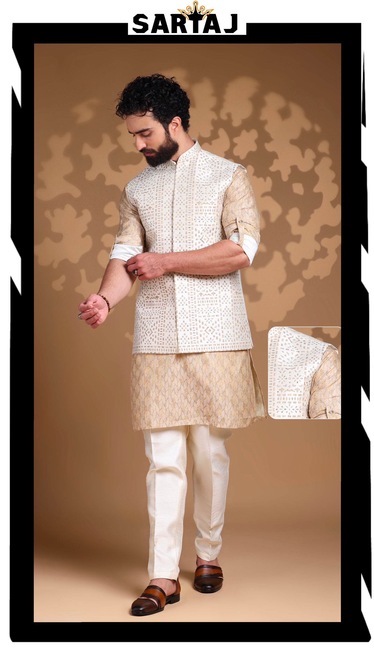 Alabaster Nehru Jacket