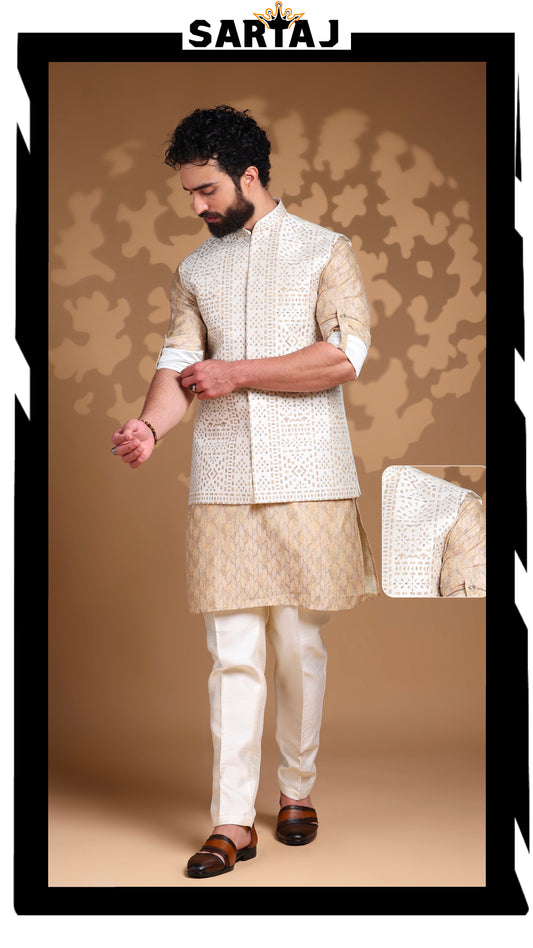 Alabaster Nehru Jacket
