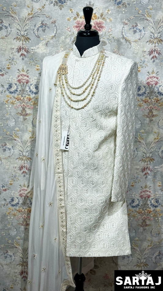 S-GSN 1569 Sherwani Set