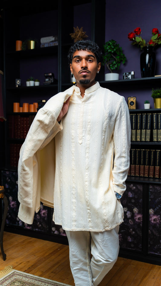 Crochet Short Jacket Set