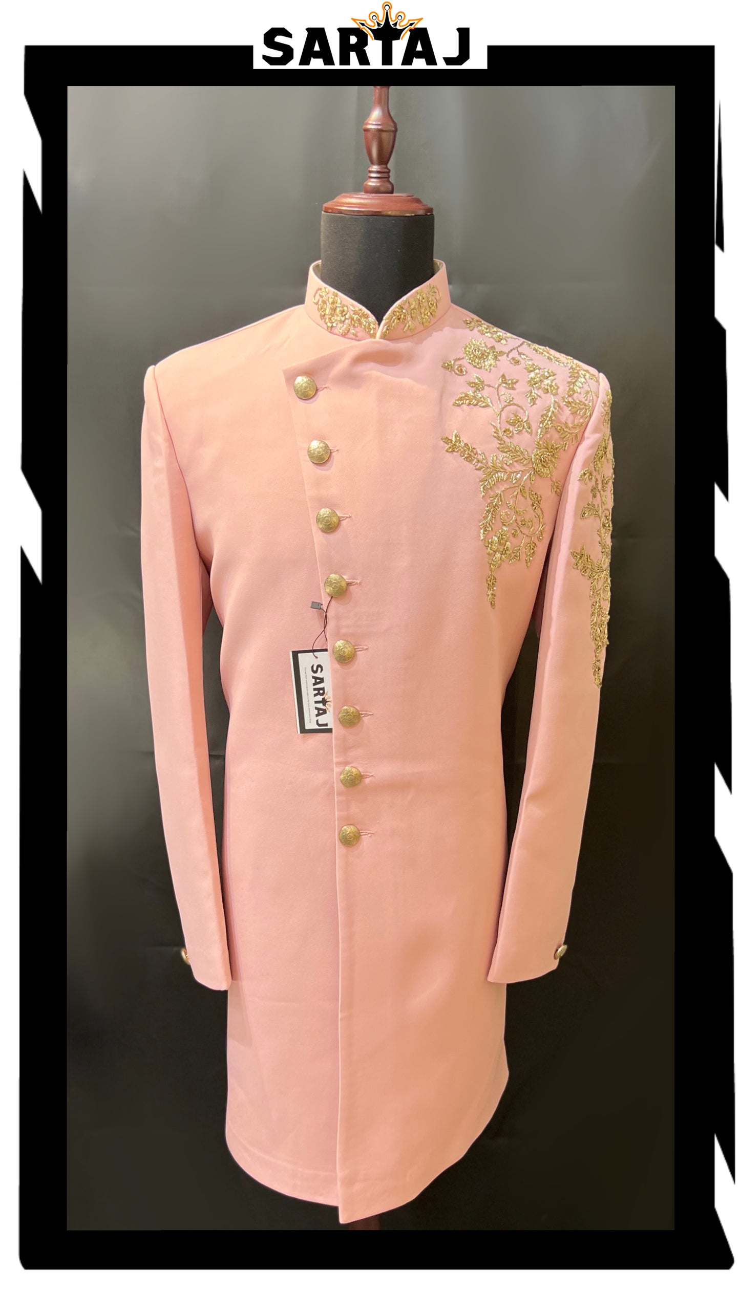 Zardosi Rose Sherwani