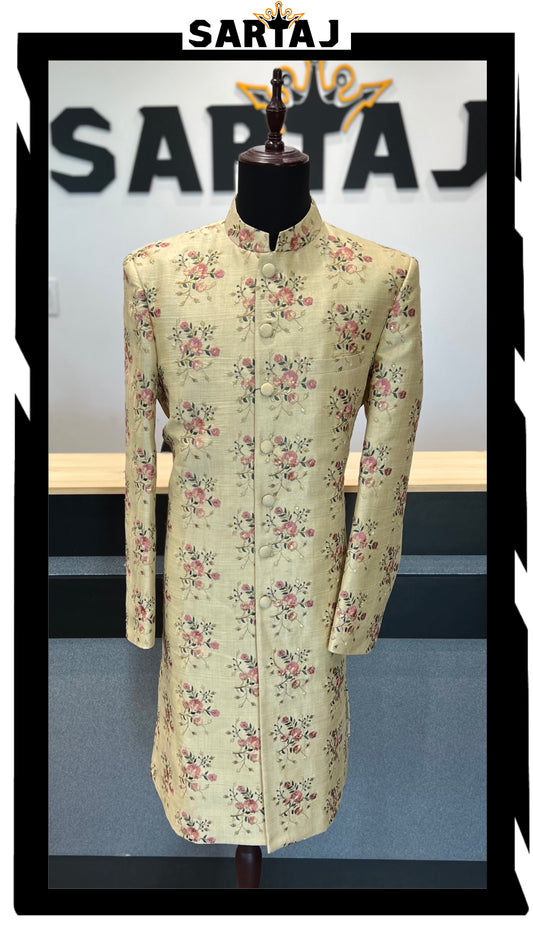 Blushing Bloom Sherwani